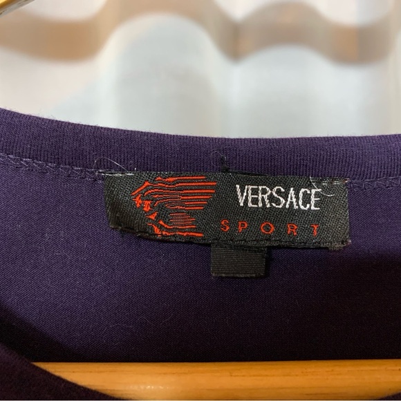 Vintage Unisex Versace Sport Dark Purple - Picture 4 of 8